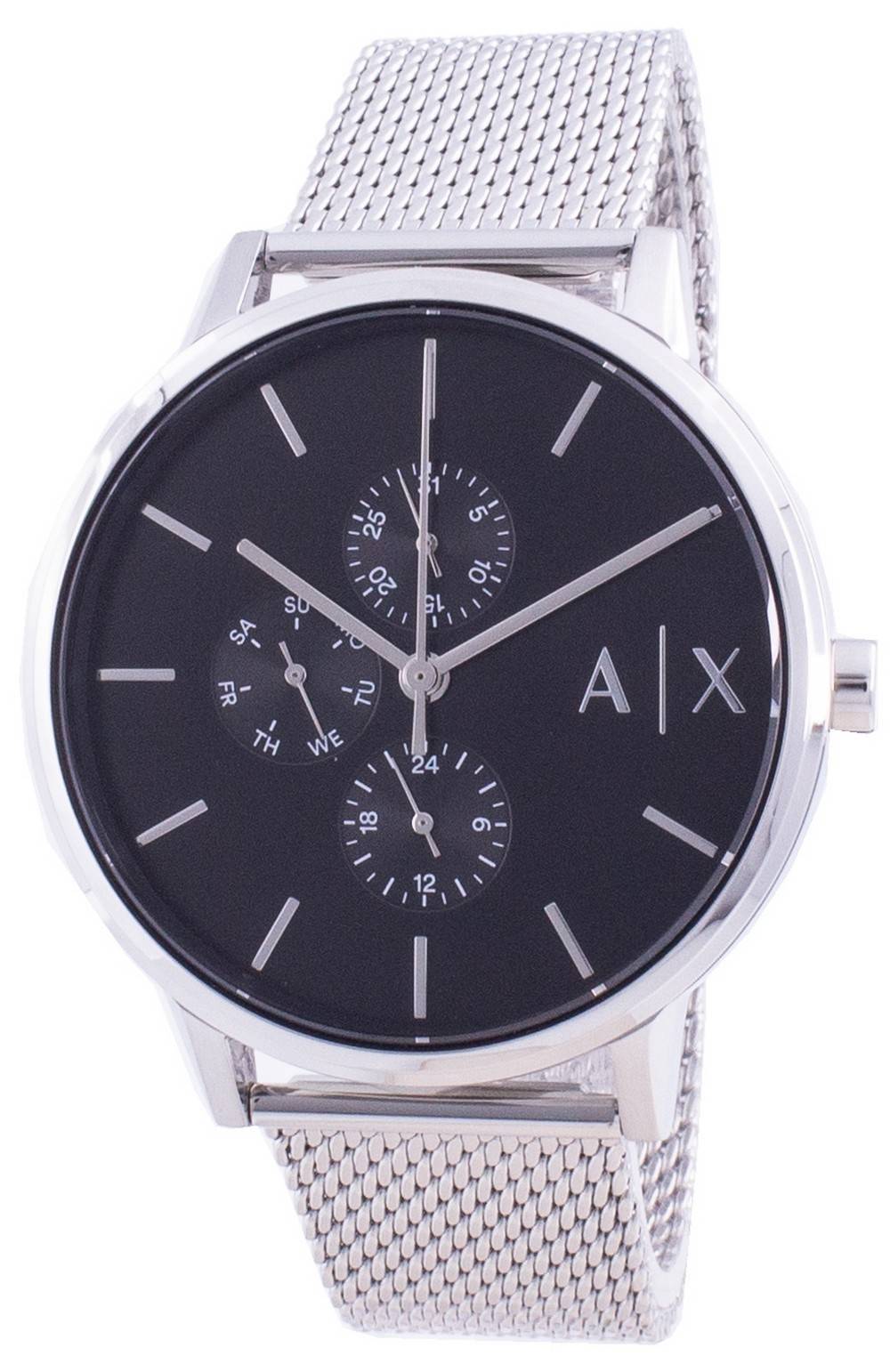 Armani Exchange Black Dial Piece AX2714 Men\'s Time Quartz Watch Closet - Cayde